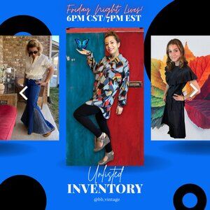 FRIDAY NIGHT LIVES 7pm EST!!!! Unlisted Vintage Trunk Show with Selena